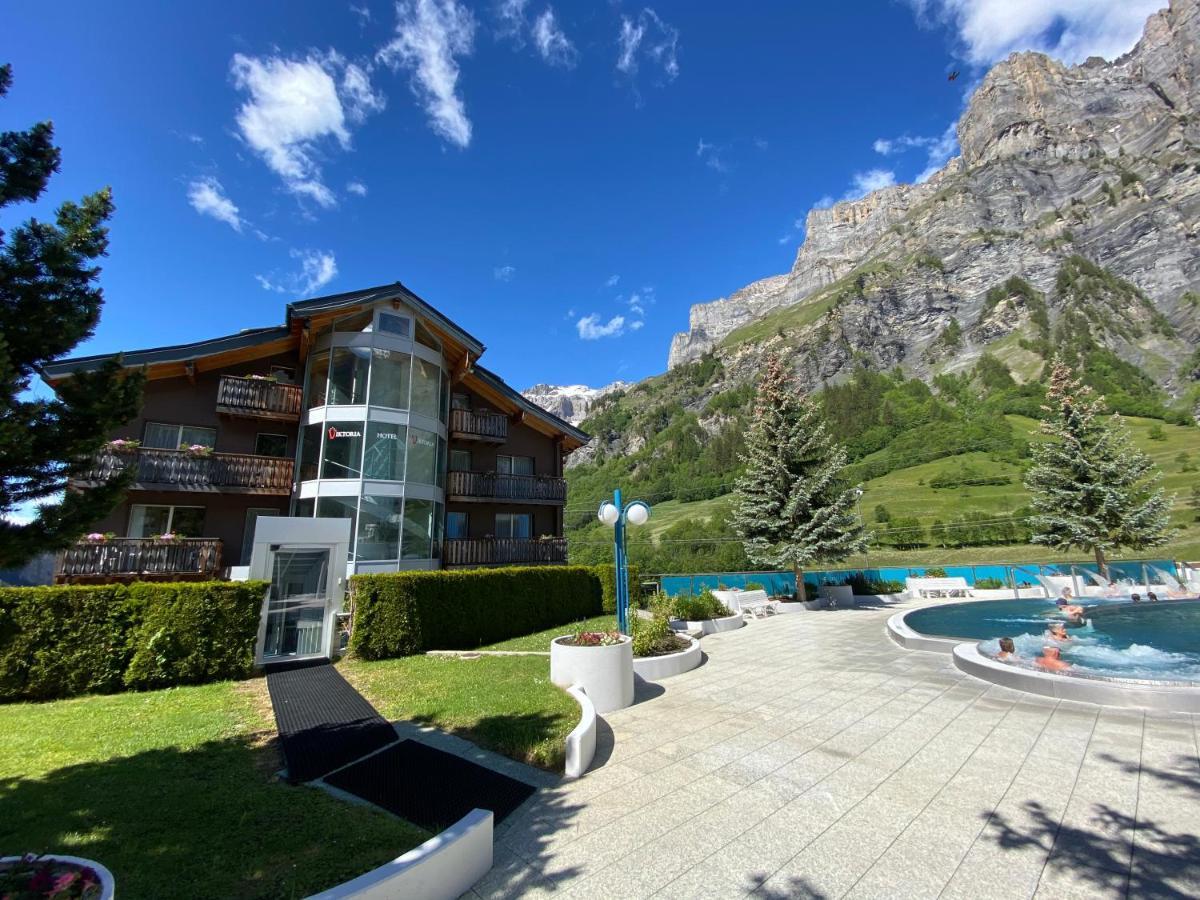 Hotel Viktoria-Leukerbad-Therme ภายนอก รูปภาพ