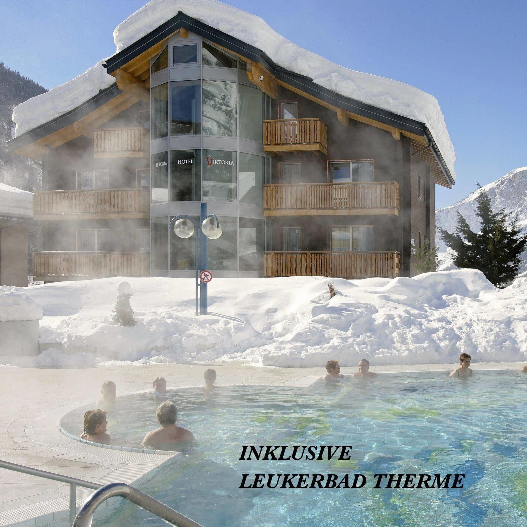 Hotel Viktoria-Leukerbad-Therme ภายนอก รูปภาพ