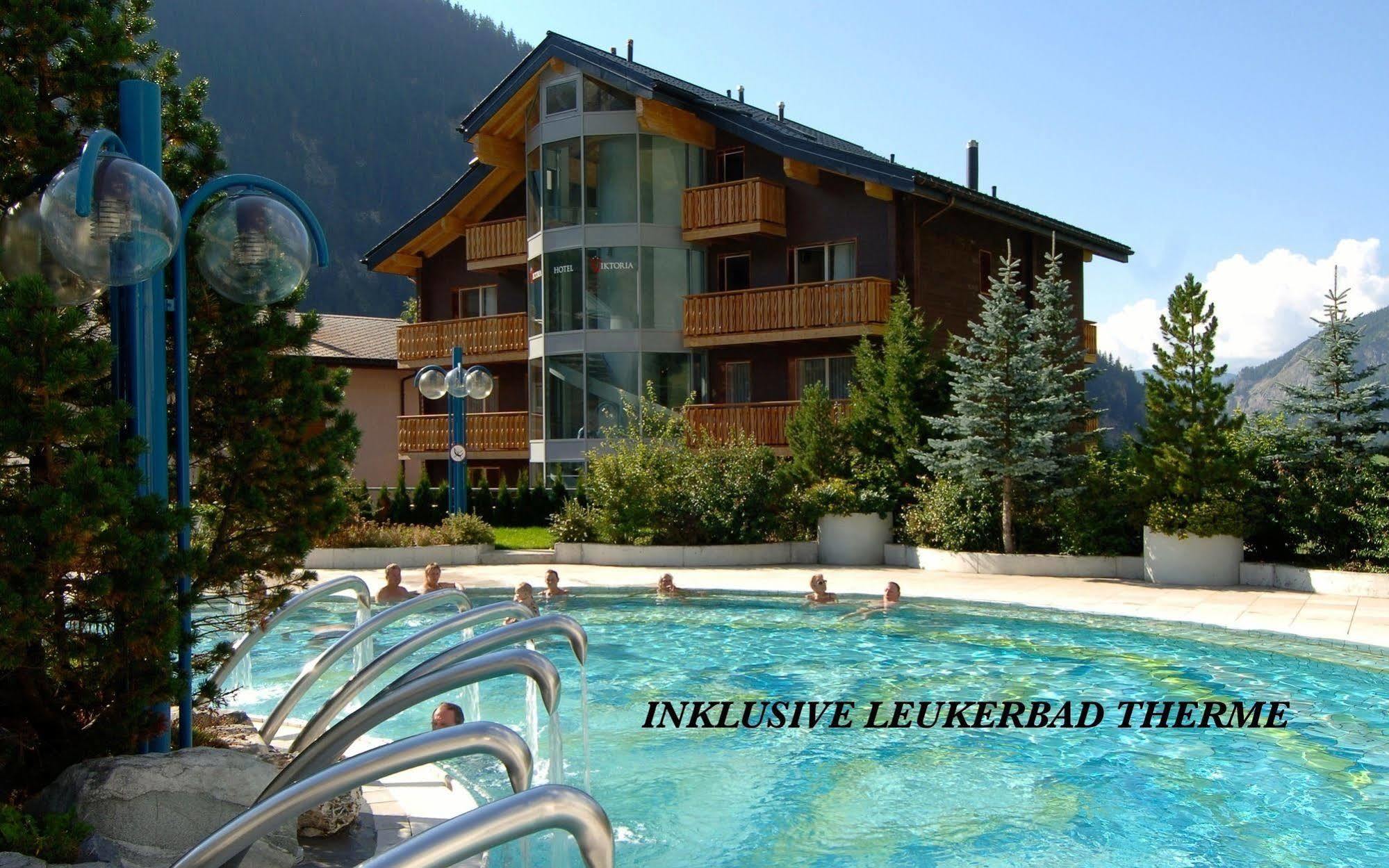 Hotel Viktoria-Leukerbad-Therme ภายนอก รูปภาพ