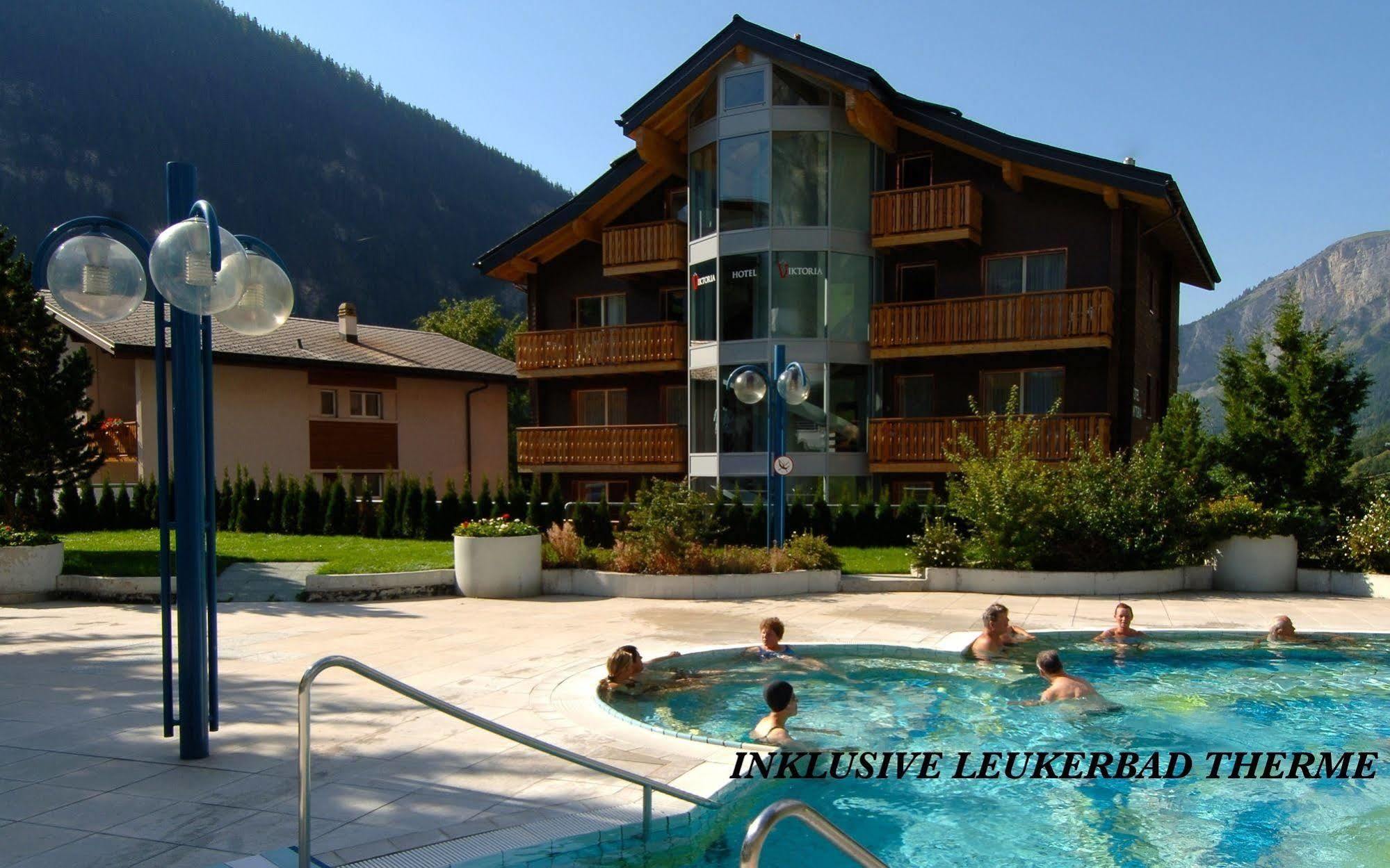 Hotel Viktoria-Leukerbad-Therme ภายนอก รูปภาพ