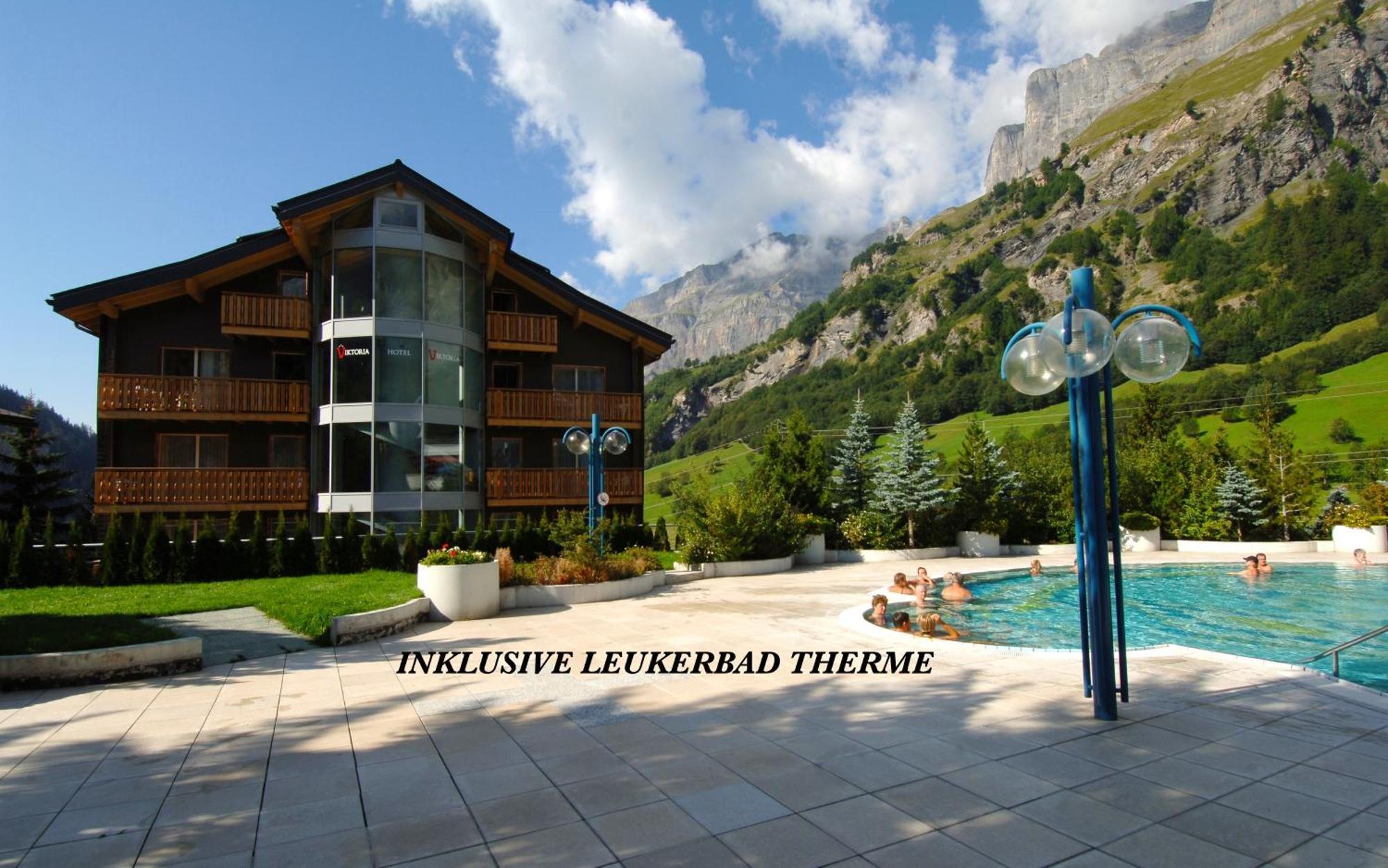 Hotel Viktoria-Leukerbad-Therme ภายนอก รูปภาพ